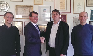 Partnerschaftsabkommen für die Software IdeoMed mit dem Centre de Convalescence vom Château de Colpach (Croix-Rouge)